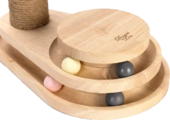 Krabpaal Inez - Bruin - 38x24,5x47,5cm - Designed By Lotte -Huisdier Uitgebreid Winkel krabpaal inez bruin 38x24 5x47 5cm designed by lotte 4