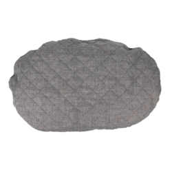 Flamingo Kussen Mano Ovaal Met Rits - Grijs - 80x48x15CM -Huisdier Uitgebreid Winkel kussen mano ovaal met rits grijs 2 3