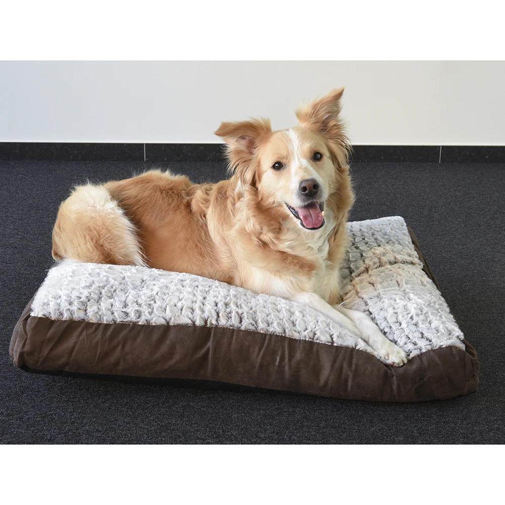 Flamingo Kussen Snoozzy Rechthoekig Met Rits - Bruin - 120X80X12CM 4 Flamingo Kussen Snoozzy Rechthoekig Met Rits - Bruin - 120X80X12CM - Afbeelding 2