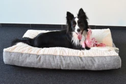 Flamingo Kussen Zupo Rechthoekig Met Rits - Grijs - 100x70x12CM -Huisdier Uitgebreid Winkel kussen zupo rechthoekig met rits grijs 100x70x12cm 3 3