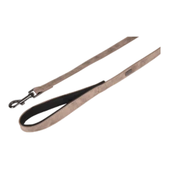 Flamingo Looplijn Delu Taupe - 130cm 15mm - Hondenriem