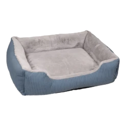 Flamingo Mand Faldi Rechthoekig Met Rits - Blauw - 80x67x22cm