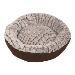 Flamingo Mand Snoozzy Rond Bruin - 50x15cm