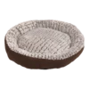 Flamingo Mand Snoozzy Rond Bruin - 70x15cm 1 Flamingo Mand Snoozzy Rond Bruin - 70x15cm -Huisdier Uitgebreid Winkel mand snoozzy rond bruin 70x15cm 1 4