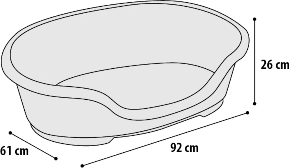 Flamingo Mand Somnus Plastic - Bruin - 80/92 CM 4 Flamingo Mand Somnus Plastic - Bruin - 80/92 CM - Afbeelding 2