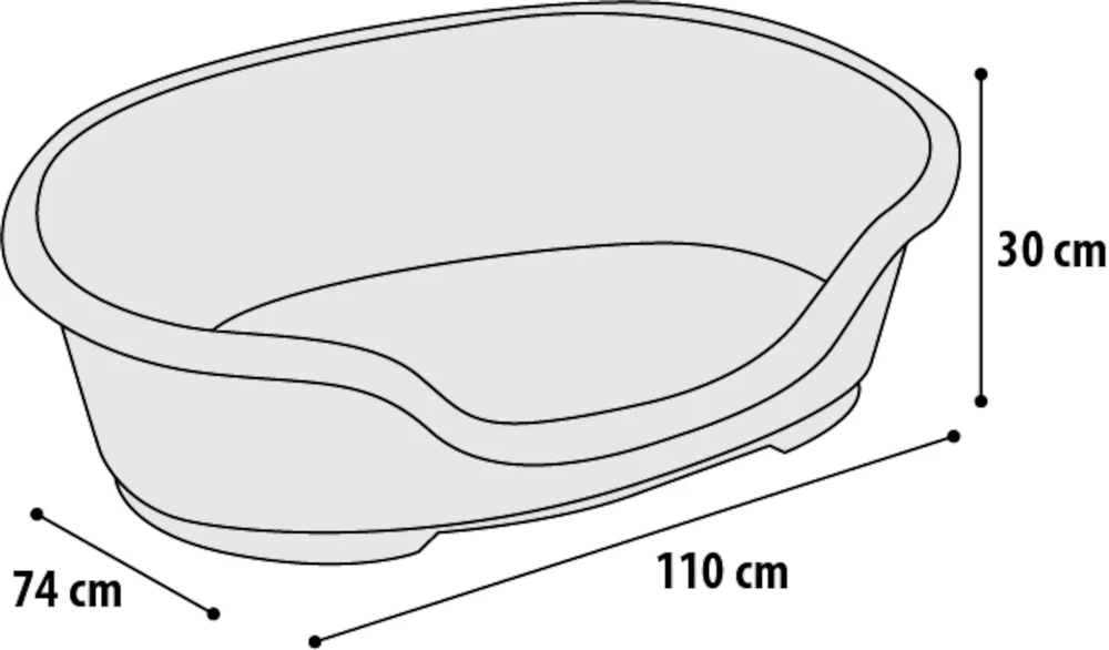 Flamingo Mand Somnus Plastic - Bruin - 95/110CM 4 Flamingo Mand Somnus Plastic - Bruin - 95/110CM - Afbeelding 2