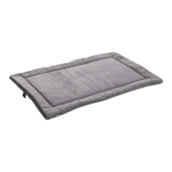 MaxxNobel Benchkussen Nubuck Lederlook/teddy - Antraciet - 60 X 50cm - Hondenkussen, Benchmat