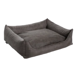 MaxxNobel Orthopedische Sofa Lederlook/teddy - Taupe - 120 X 85cm - Hondenmand