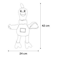 Flamingo Natura Delight Kip Hondenspeeltje - 42cm -Huisdier Uitgebreid Winkel natura delight kip hondenspeeltje 42cm 3 1