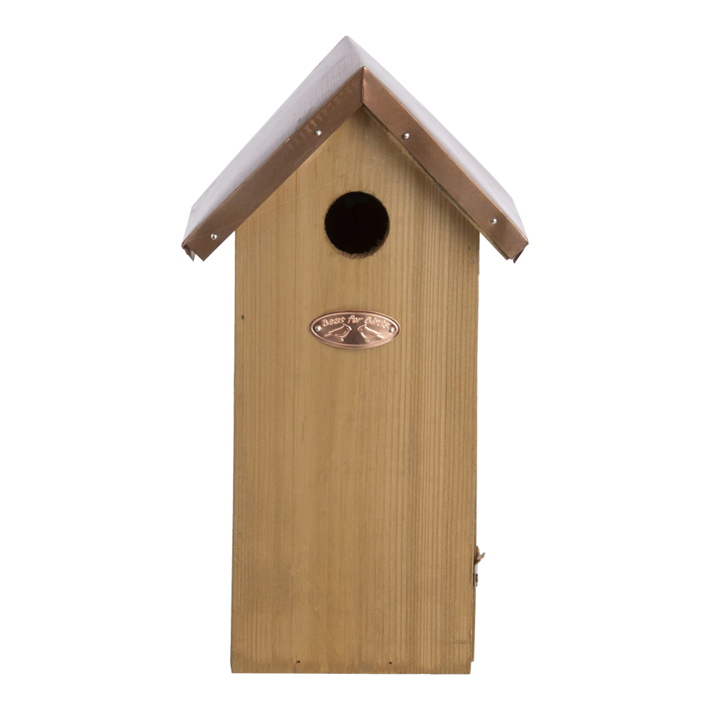 Nestkast Koolmees Koperen Dak 4 Nestkast Koolmees Koperen Dak - Afbeelding 2