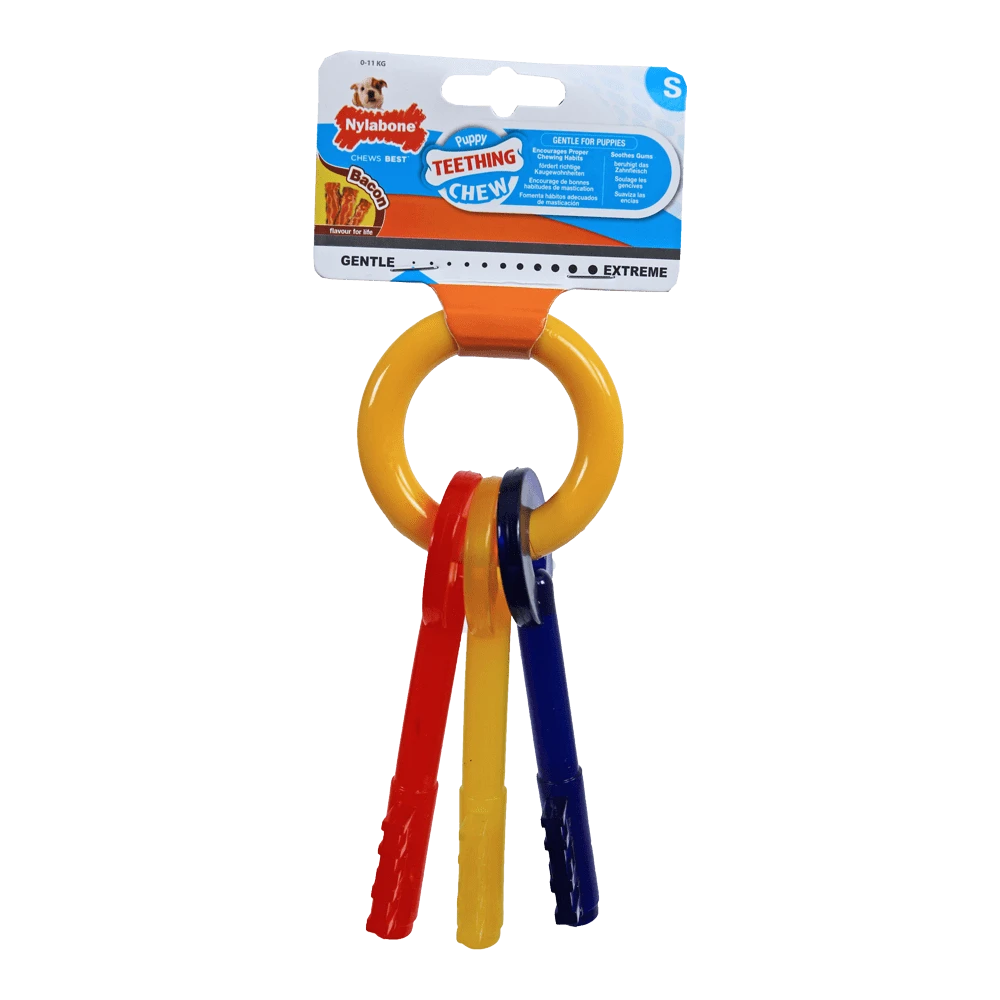 Nylabone Puppy Duurzame Bijtsleutels - S 3 Nylabone Puppy Duurzame Bijtsleutels - S