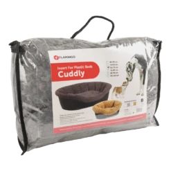 Flamingo Overtrek Cuddly Grijs - 60/70CM -Huisdier Uitgebreid Winkel overtrek cuddly grijs 60 70cm 3 4