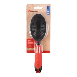 Flamingo Pinborstel Met Handvat Klein - S - Hondenborstel -Huisdier Uitgebreid Winkel pinborstel met handvat klein s hondenborstel 2