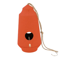 Point-Virgule Vogelhuisje - Bamboevezel Oranje - U00f815.1cm X H28cm