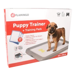 Flamingo Puppy Trainer M + 10 Pads - 60x45cm - Honden Zindelijksheidmat