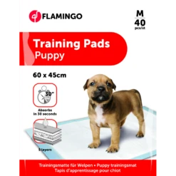 Flamingo Puppy Trainingsmat M - 60x45cm - 40st - Honden Zindelijksheidmat