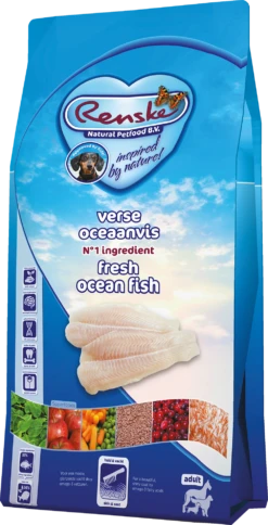Renske Super Premium Droogvoer - Verse Oceaanvis, Graanvrij - Hondenvoer - 2kg