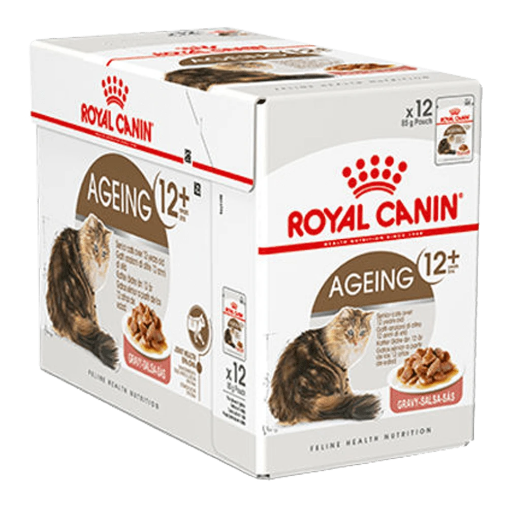 ROYAL CANINu00ae Ageing 12+ In Gravy - Senior - Kattenvoer - 12x85g 4 ROYAL CANINu00ae Ageing 12+ In Gravy - Senior - Kattenvoer - 12x85g - Afbeelding 2