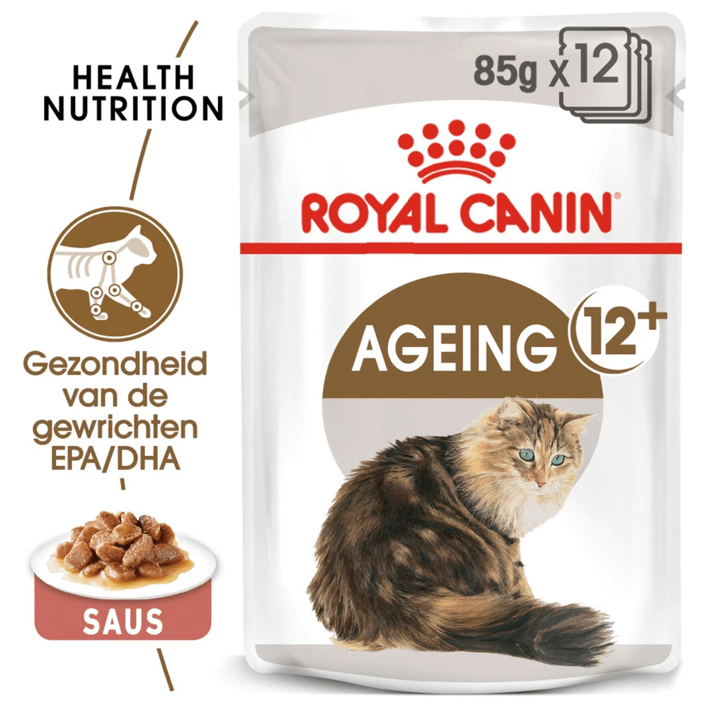 ROYAL CANINu00ae Ageing 12+ In Gravy - Senior - Kattenvoer - 12x85g 5 ROYAL CANINu00ae Ageing 12+ In Gravy - Senior - Kattenvoer - 12x85g - Afbeelding 3