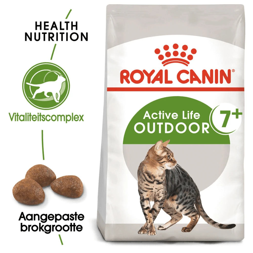 ROYAL CANINu00ae Outdoor 7+ - Volwassen - Kattenvoer - 4kg 4 ROYAL CANINu00ae Outdoor 7+ - Volwassen - Kattenvoer - 4kg - Afbeelding 2