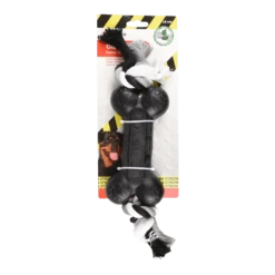 Flamingo Rubber Gladiator Dumbel En Touw -Huisdier Uitgebreid Winkel rubber gladiator dumbel en touw 2 1