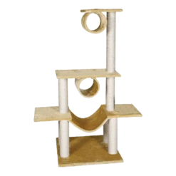 Flamingo Scratch Pole Amedeo - Beige - 103x57x141cm