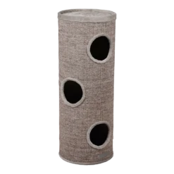 Flamingo Scratching Barrel Greta - Grey - L 38x38x100cm