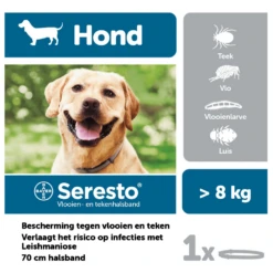 Seresto Teken- En Vlooienband Grote Honden Vanaf 8kg - Anti Tekenmiddel - 70 Cm -Huisdier Uitgebreid Winkel seresto teken en vlooienband grote honden vanaf 8kg anti tekenmiddel 70 cm 6