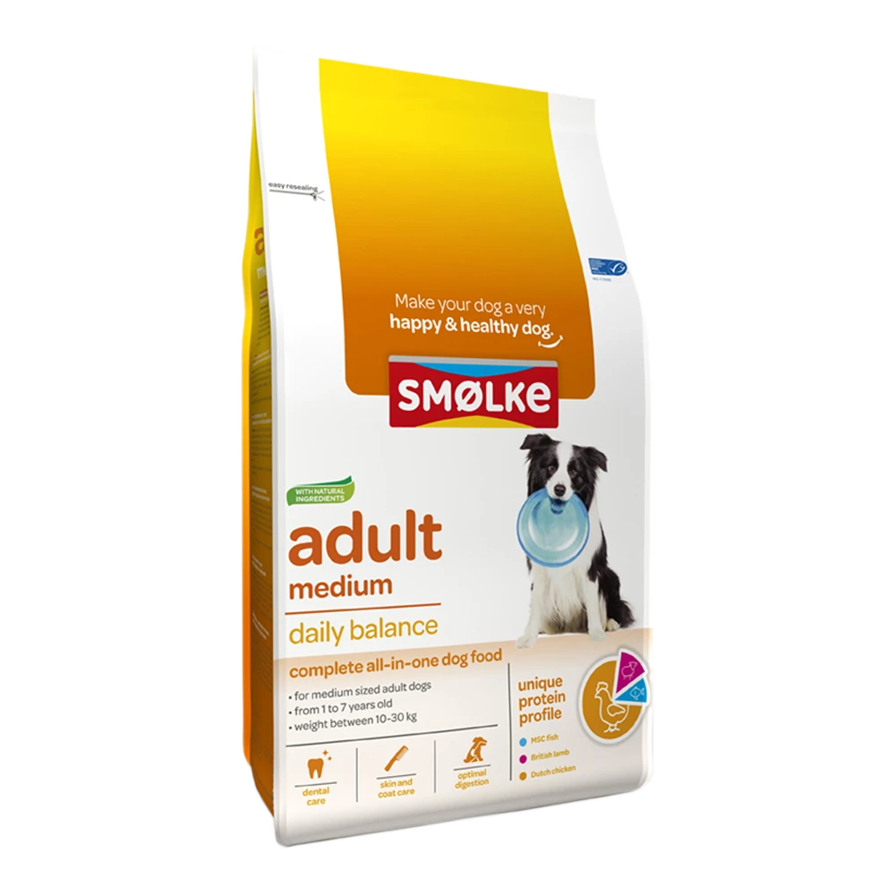 Smu00f8lke Adult Medium - Hondenvoer - 15 (12+3)kg 3 Smu00f8lke Adult Medium - Hondenvoer - 15 (12+3)kg