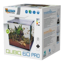 Superfish Aquarium QubiQ 60 PRO - Zwart -Huisdier Uitgebreid Winkel superfish aquarium qubiq 60 pro zwart 2 2