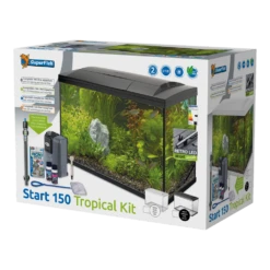 Superfish Aquarium Start 150 Goldfish Kit - Zwart -Huisdier Uitgebreid Winkel superfish aquarium start 150 goldfish kit zwart 2 3