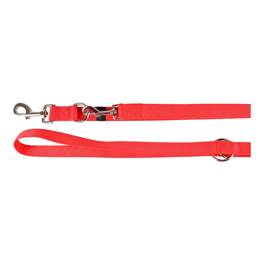 Flamingo Trainingslijn Ziggi Rood - 200cm 20mm - Hondenriem 3 Flamingo Trainingslijn Ziggi Rood - 200cm 20mm - Hondenriem