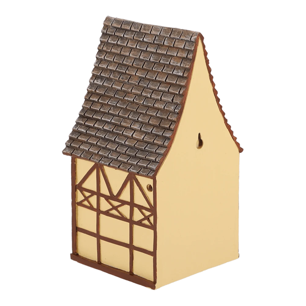 Vakwerk Nestkast Geel 5 Vakwerk Nestkast Geel - Afbeelding 3