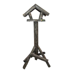 Vogelhuis Kuifleeuwerik Groot - Riet - Zwart - 150x60x40cm