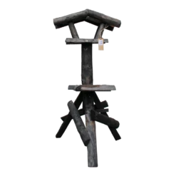 Vogelhuis Leeuwerik - Leislag Grijs - Zwart - 120x50x30cm