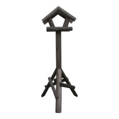 Vogelhuis Veldleeuwerik - Leislag Grijs - Zwart - 120x40x25cm