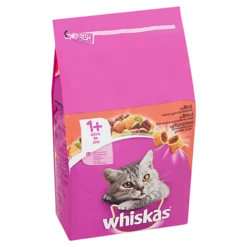 Whiskas 1+ Adult Droge Brokjes - Rund - Kattenvoer - 3,8kg -Huisdier Uitgebreid Winkel whiskas droge brokjes rund 3 8kg kattenvoer 5 1