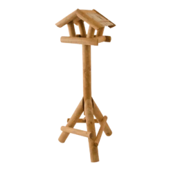 Wildlife Vogelhuisje Gazebo Met Rieten Dakje - 27x27x114cm